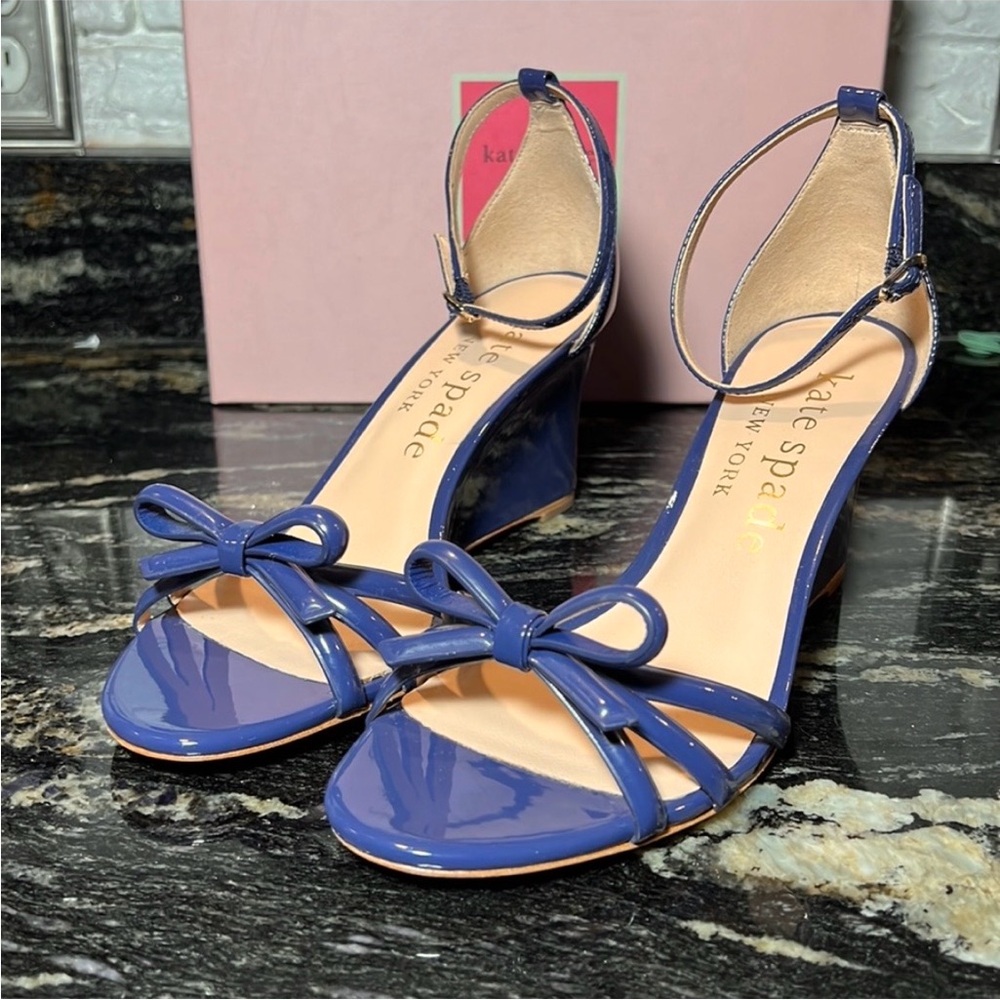 NWOB Kate Spade Flamenco Wedge Sandals, 9.5 - Picture 8 of 17